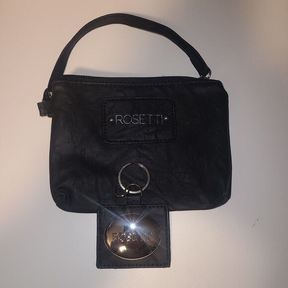 ROSETTI SMALL BLACK Purse with one key chain - Picture 1 of 5